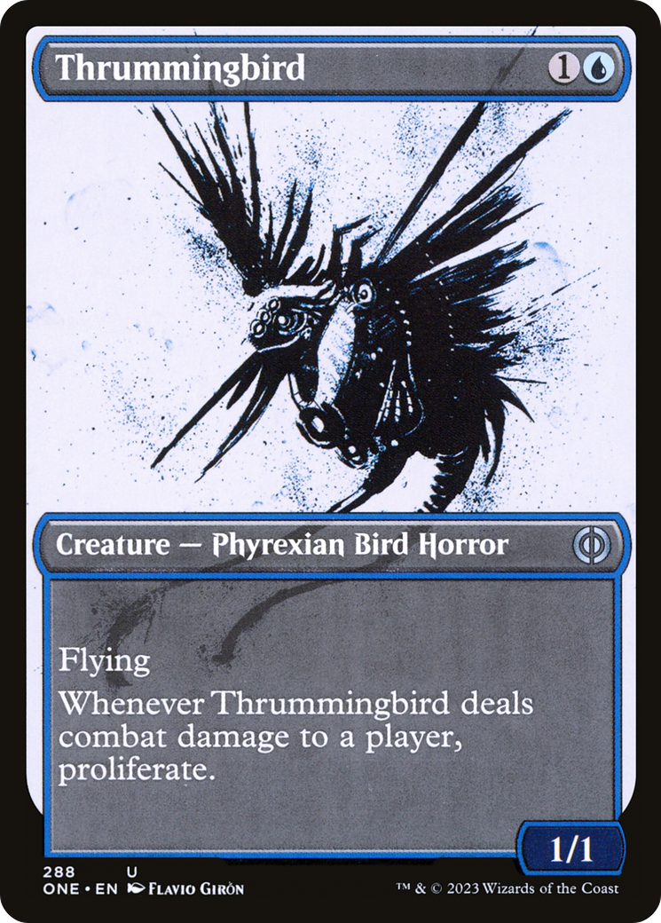 Thrummingbird (Showcase Ichor) [Phyrexia: All Will Be One] | Lots Moore NSW