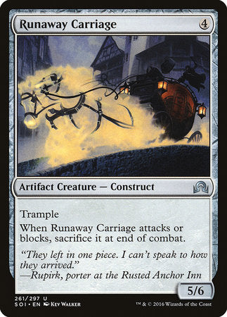 Runaway Carriage [Shadows over Innistrad] | Lots Moore NSW