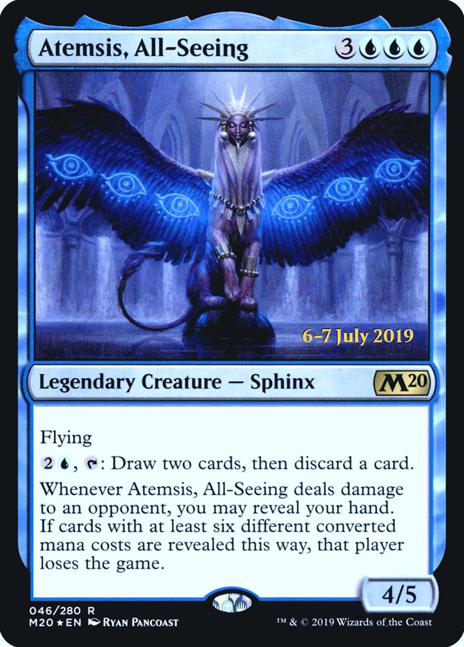 Atemsis, All-Seeing  [Core Set 2020 Prerelease Promos] | Lots Moore NSW