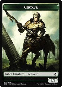 Centaur // Egg Double-sided Token [Commander 2019 Tokens] | Lots Moore NSW