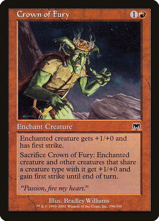 Crown of Fury [Onslaught] | Lots Moore NSW