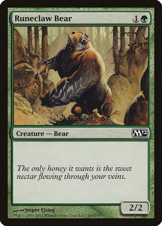 Runeclaw Bear [Magic 2012] | Lots Moore NSW