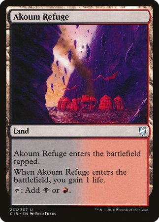 Akoum Refuge [Commander 2018] | Lots Moore NSW