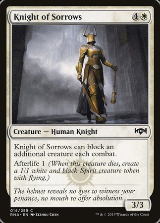 Knight of Sorrows [Ravnica Allegiance] | Lots Moore NSW
