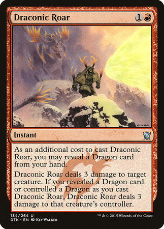 Draconic Roar [Dragons of Tarkir] | Lots Moore NSW