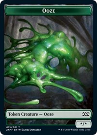 Ooze // Wurm (030) Double-sided Token [Double Masters Tokens] | Lots Moore NSW