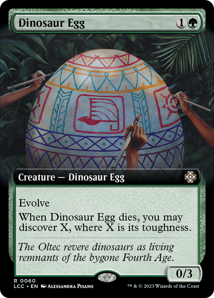 Dinosaur Egg (Extended Art) [The Lost Caverns of Ixalan Commander] | Lots Moore NSW