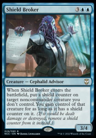 Shield Broker (Promo Pack) [Streets of New Capenna Commander Promos] | Lots Moore NSW