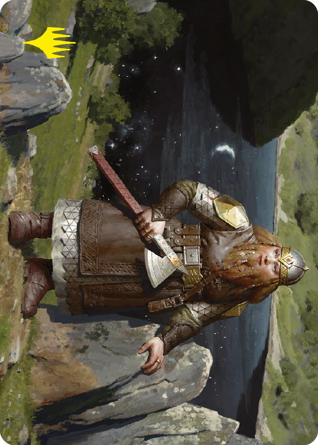 Mirrormere Guardian Art Card (Gold-Stamped Signature) [The Lord of the Rings: Tales of Middle-earth Art Series] | Lots Moore NSW