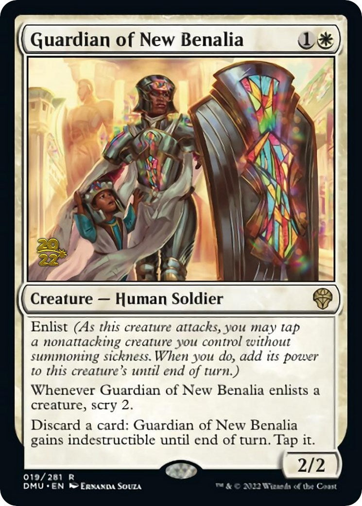 Guardian of New Benalia [Dominaria United Prerelease Promos] | Lots Moore NSW