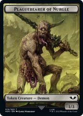 Spawn // Plaguebearer of Nurgle (Surge Foil) [Universes Beyond: Warhammer 40,000 Tokens] | Lots Moore NSW