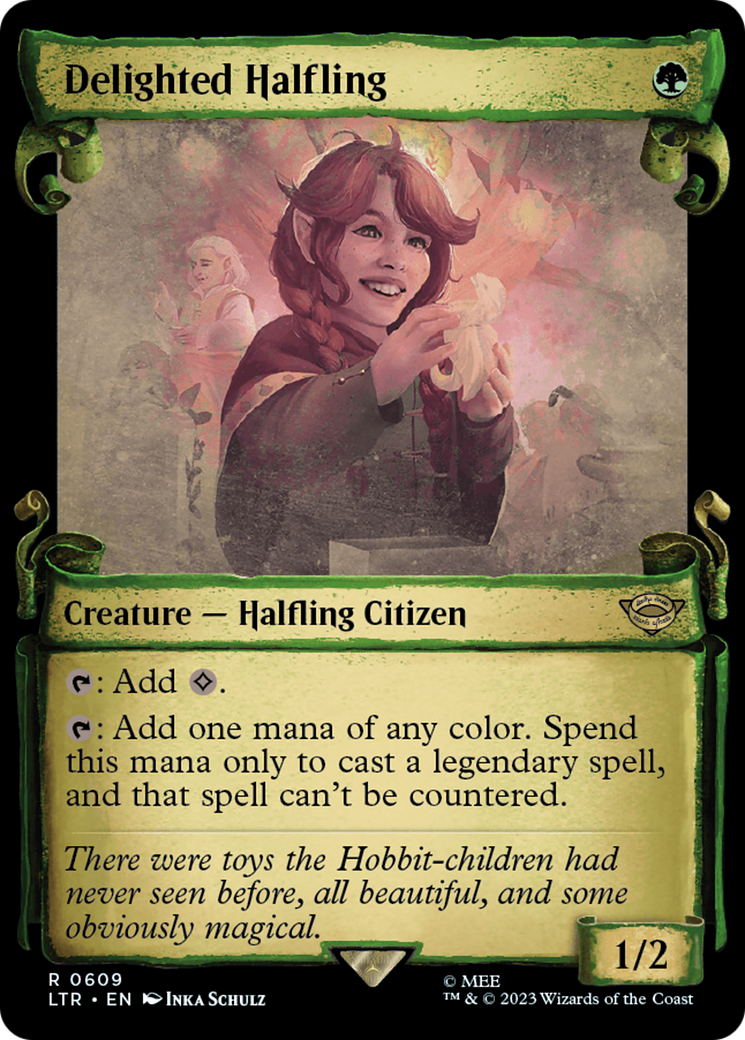 Delighted Halfling [The Lord of the Rings: Tales of Middle-Earth Showcase Scrolls] | Lots Moore NSW