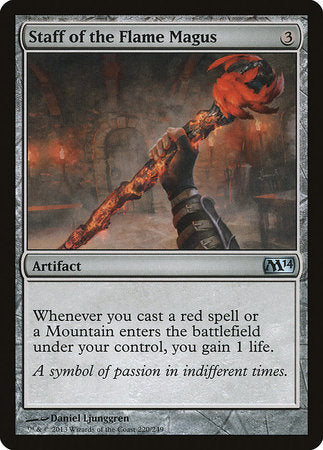 Staff of the Flame Magus [Magic 2014] | Lots Moore NSW