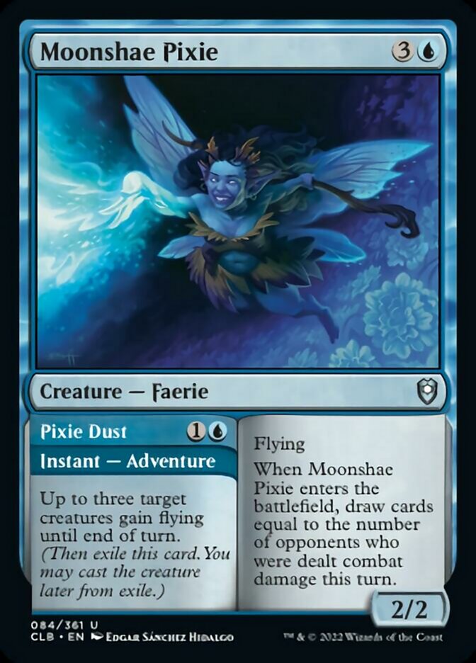 Moonshae Pixie // Pixie Dust [Commander Legends: Battle for Baldur's Gate] | Lots Moore NSW