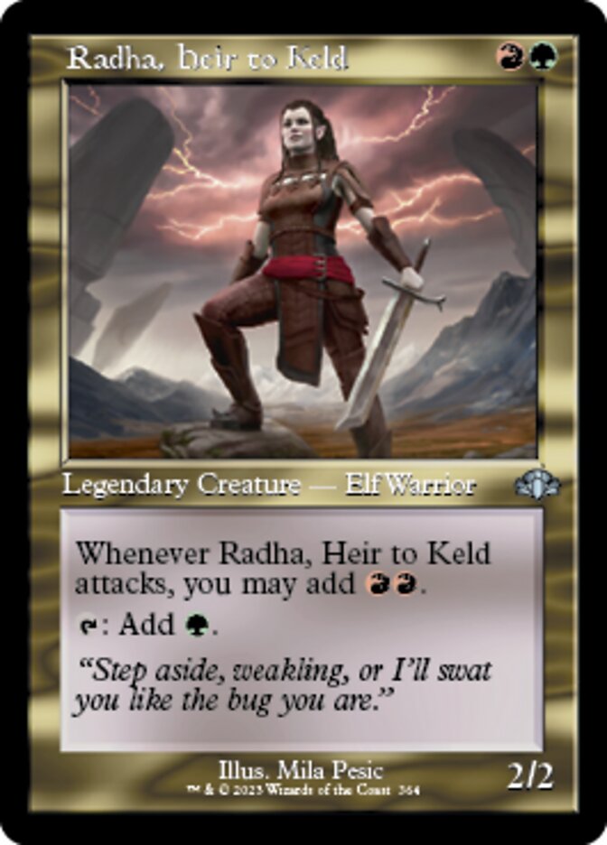 Radha, Heir to Keld (Retro) [Dominaria Remastered] | Lots Moore NSW