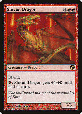 Shivan Dragon [Duels of the Planeswalkers] | Lots Moore NSW