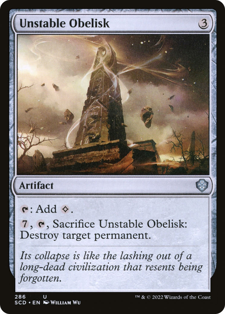 Unstable Obelisk [Starter Commander Decks] | Lots Moore NSW