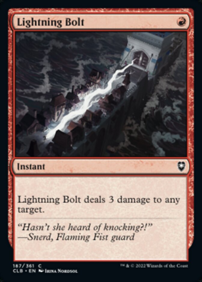 Lightning Bolt [Commander Legends: Battle for Baldur's Gate] | Lots Moore NSW