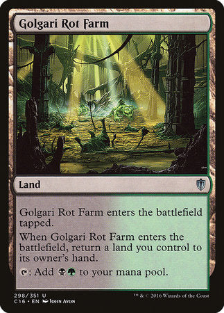 Golgari Rot Farm [Commander 2016] | Lots Moore NSW