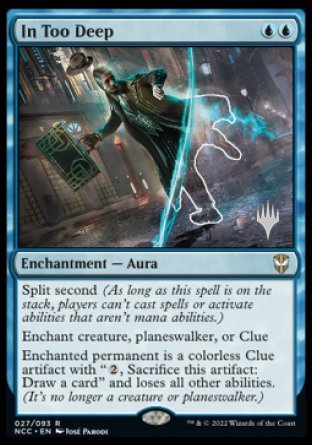 In Too Deep (Promo Pack) [Streets of New Capenna Commander Promos] | Lots Moore NSW