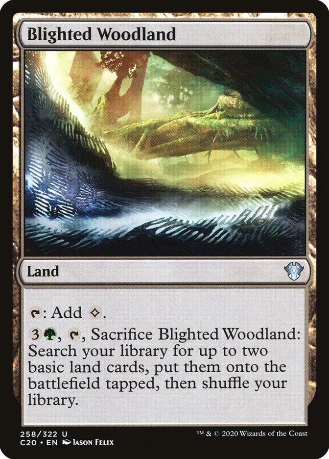 Blighted Woodland [Commander 2020] | Lots Moore NSW