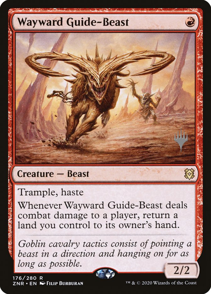 Wayward Guide-Beast (Promo Pack) [Zendikar Rising Promos] | Lots Moore NSW