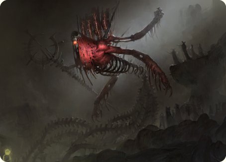 Drivnod, Carnage Dominus Art Card [Phyrexia: All Will Be One Art Series] | Lots Moore NSW