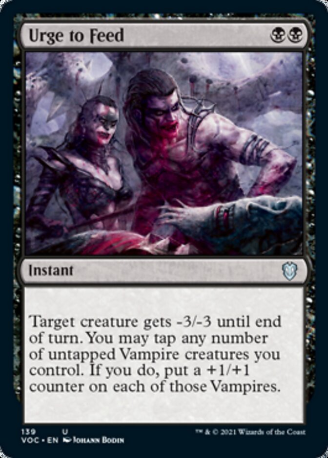 Urge to Feed [Innistrad: Crimson Vow Commander] | Lots Moore NSW