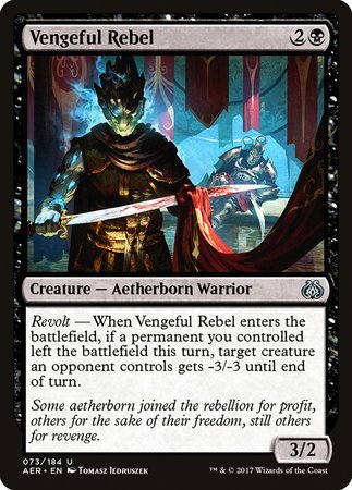 Vengeful Rebel [Aether Revolt] | Lots Moore NSW