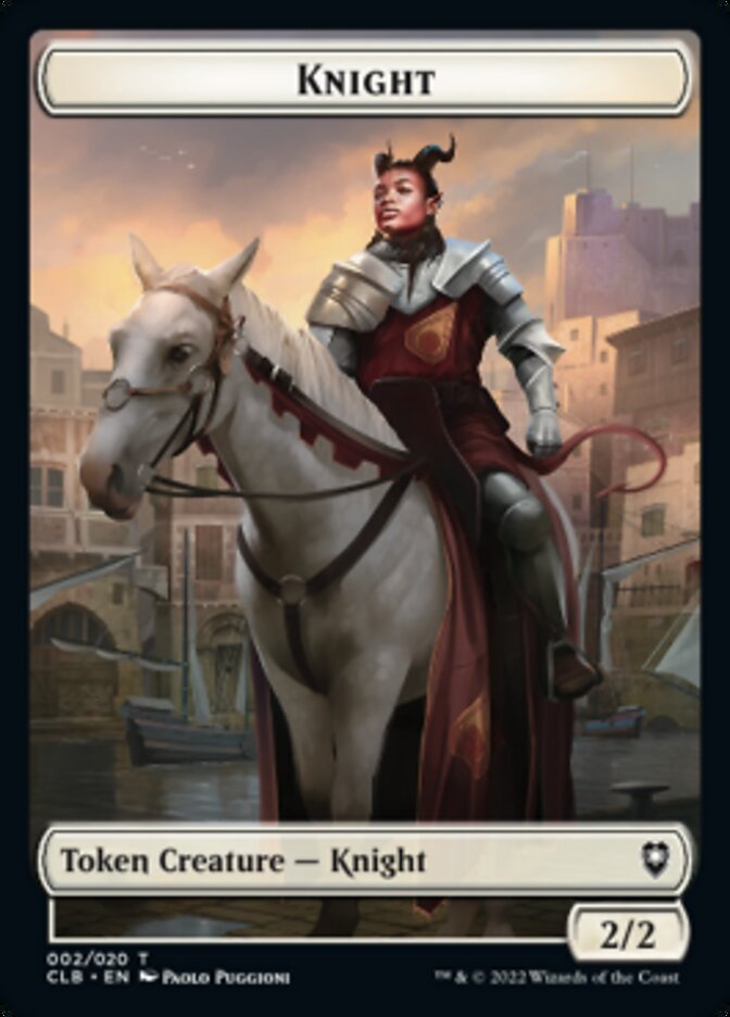 Knight Token [Commander Legends: Battle for Baldur's Gate Tokens] | Lots Moore NSW
