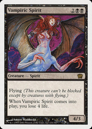 Vampiric Spirit [Eighth Edition] | Lots Moore NSW
