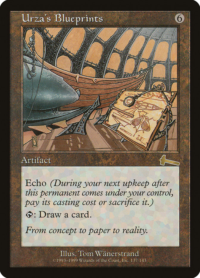 Urza's Blueprints [Urza's Legacy] | Lots Moore NSW