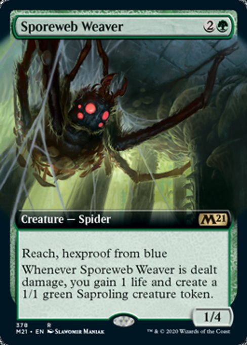 Sporeweb Weaver (Extended Art) [Core Set 2021] | Lots Moore NSW