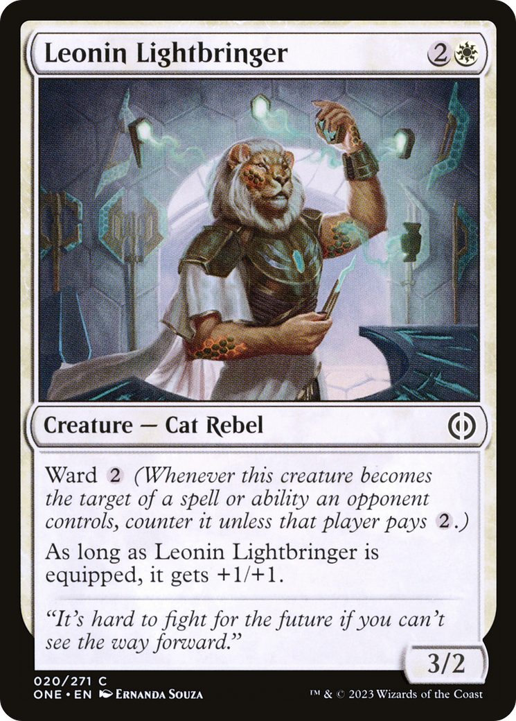 Leonin Lightbringer [Phyrexia: All Will Be One] | Lots Moore NSW