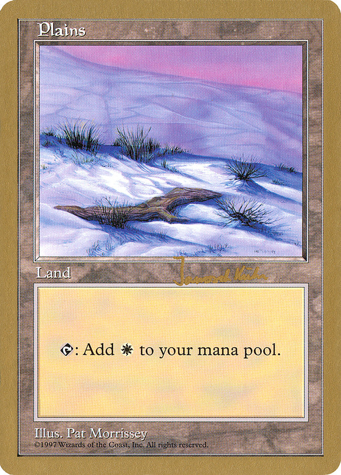 Plains (jk430) (Janosch Kuhn) [World Championship Decks 1997] | Lots Moore NSW