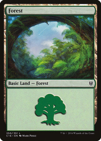 Forest (350) [Commander 2016] | Lots Moore NSW