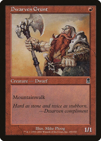 Dwarven Grunt [Odyssey] | Lots Moore NSW