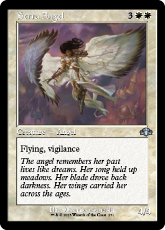 Serra Angel (Retro) [Dominaria Remastered] | Lots Moore NSW