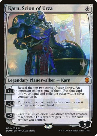 Karn, Scion of Urza [Dominaria Promos] | Lots Moore NSW