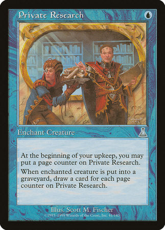 Private Research [Urza's Destiny] | Lots Moore NSW