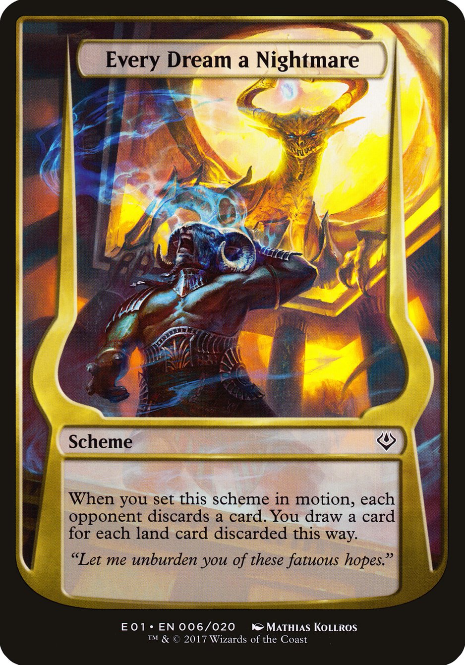 Every Dream a Nightmare (Schemes) [Archenemy: Nicol Bolas Schemes] | Lots Moore NSW