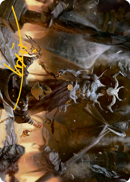 Ormendahl, the Corrupter Art Card (Gold-Stamped Signature) [Innistrad: Midnight Hunt Art Series] | Lots Moore NSW