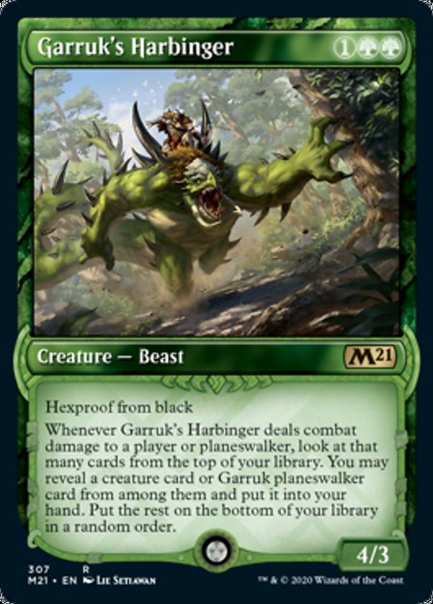 Garruk's Harbinger (Showcase) [Core Set 2021] | Lots Moore NSW