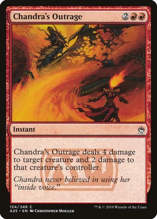 Chandra's Outrage [Masters 25] | Lots Moore NSW