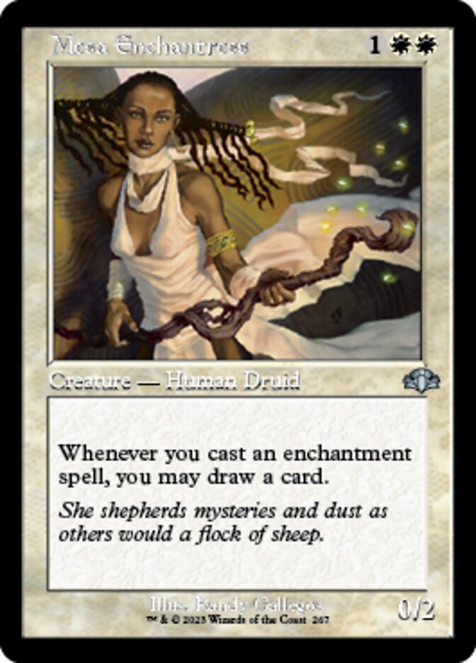 Mesa Enchantress (Retro) [Dominaria Remastered] | Lots Moore NSW