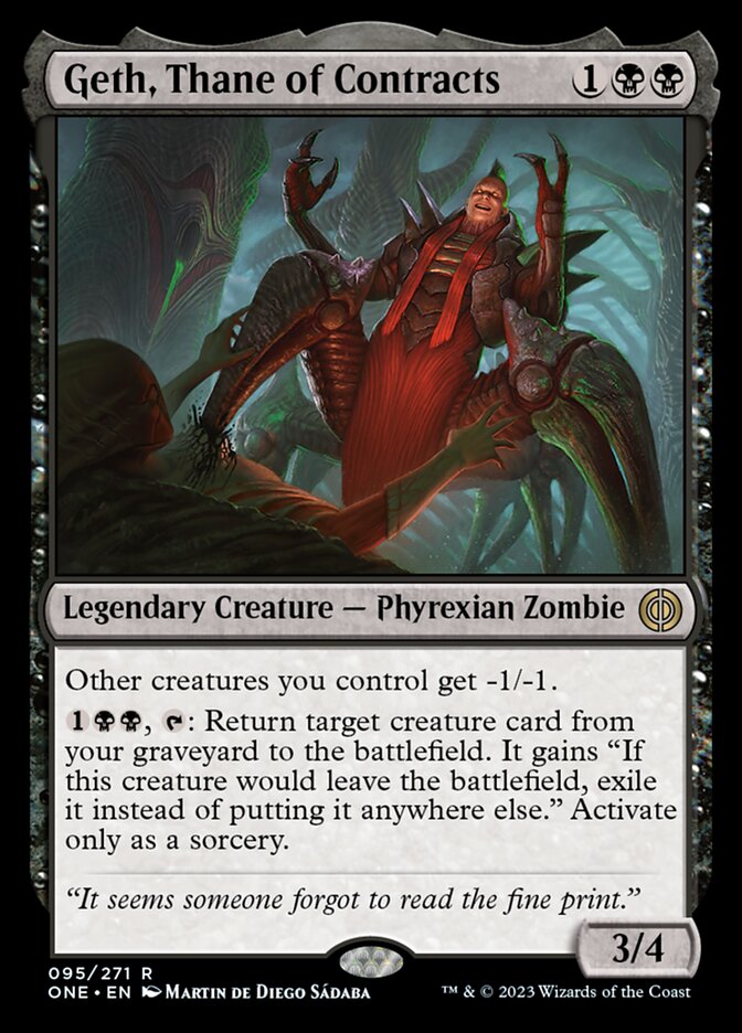 Geth, Thane of Contracts [Phyrexia: All Will Be One] | Lots Moore NSW