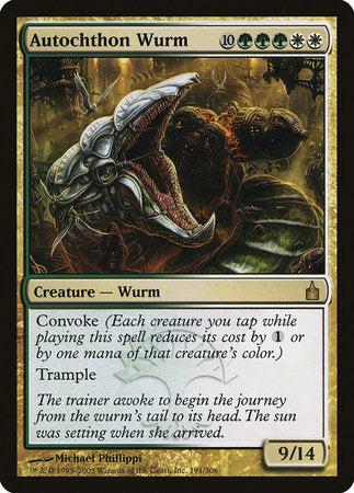 Autochthon Wurm [Ravnica: City of Guilds] | Lots Moore NSW