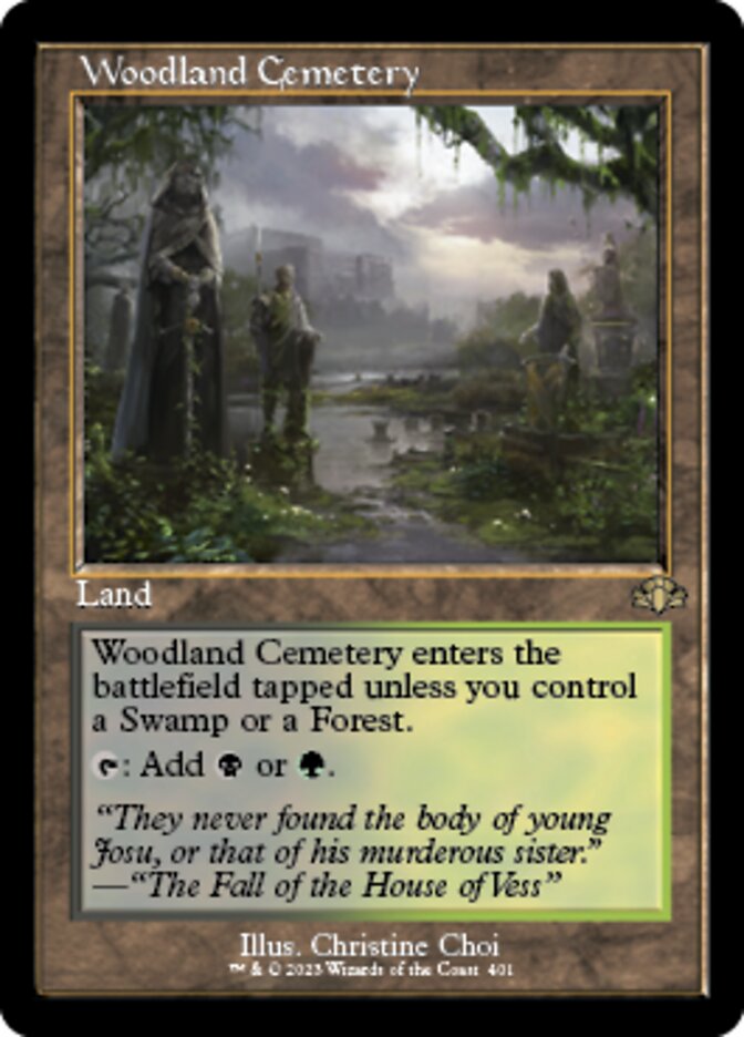 Woodland Cemetery (Retro) [Dominaria Remastered] | Lots Moore NSW