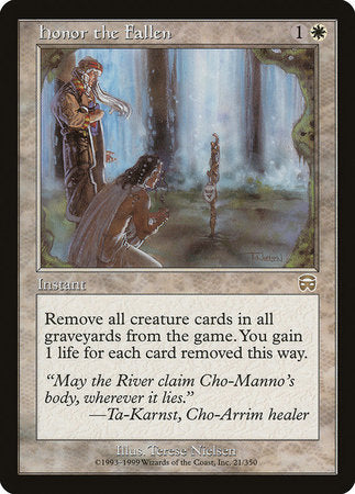 Honor the Fallen [Mercadian Masques] | Lots Moore NSW