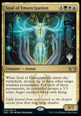 Soul of Emancipation (Promo Pack) [Streets of New Capenna Promos] | Lots Moore NSW